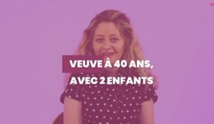 Noémie Sylberg, veuve à 40 ans, avec 2 enfants