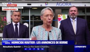 Sécurité routière: le gouvernement souhaite "améliorer la prévention et renforcer les sanctions", indique Élisabeth Borne