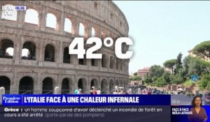 Humidificateurs d'air, chapeaux et fontaines... L'Italie fait face à une chaleur infernale, avec 16 villes en alerte rouge canicule
