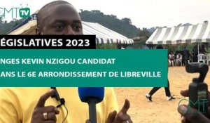 [#Reportage] Législatives 2023 : Anges Kevin Nzigou candidat dans le 6e arrondissement de Libreville