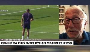 Jacques Vendroux : «Je pense très honnêtement que Mbappé va rester au PSG un an de plus, qu'il va jouer régulièrement et qu'il partira éventuellement dans un des grands clubs dont on a parlé»