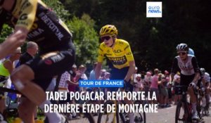 Tour de France : l'étape pour Pogacar, le général pour Vingegaard