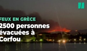Début des évacuations à Corfou, alors que des incendies sèment le chaos à Rhodes