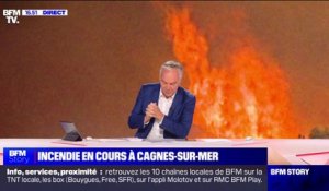 Alpes-Maritimes: un incendie est en cours à Cagnes-sur-Mer