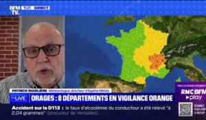 Grêles, rafales de vent... 8 départements placés en vigilance orange pour orages par Météo France ce samedi 29 juillet