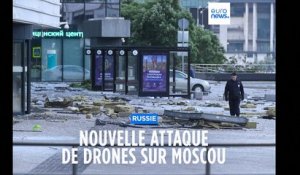 Nouvelle attaque de drones ukrainiens sur Moscou : quelques dégâts mais pas de victimes