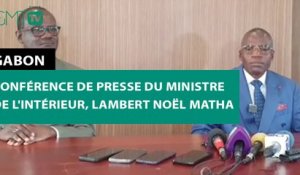 [#Reportage] Conférence de presse du Ministre de l'intérieur, Lambert Noël Matha