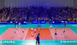Le replay de France - Suède (1er set) - Volley - Challenger Cup