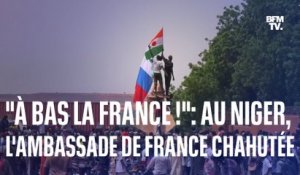 "À bas la France!": après le putsch au Niger, des manifestants protestent devant l'ambassade de France