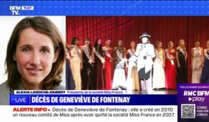 Alexia Laroche-Joubert, présidente de la société Miss France: "Geneviève de Fontenay était une féministe, comme le concours l'est"