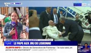 "C'est une expérience très forte de se rassembler tous autour du pape": Pierre et Benoît, deux fidèles français, participent aux JMJ à Lisbonne