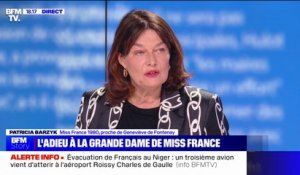 Patricia Barzyk, ancienne Miss France, sur Geneviève de Fontenay: "C'était quelqu'un de très généreux et populaire"