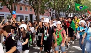JMJ : Ambiance dans les rues de Lisbonne