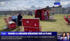 Du Touquet à Biarritz, un camion librairie débarque sur les plages de l'ouest