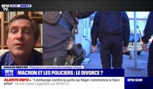 Crise dans la police: "Le pouvoir se sent très menacé et a besoin de la police, [...] de l'autre côté, les syndicats de police se sentent en situation de demander beaucoup au pouvoir", affirme Arnaud Mercier