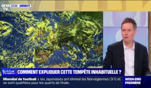 Comment expliquer qu'il y est une tempête au mois d'août?