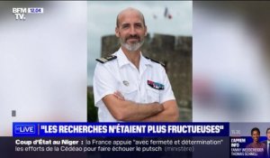 Nageur disparu: "Les recherches n'étaient plus fructueuses" d'après le capitaine de frégate Alban Simon (préfecture maritime Atlantique)