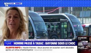 Violences pendant les fêtes: "Je suis choquée, Bayonne est choquée" confie Véronique Monguillot, veuve d'un conducteur de bus tué en 2020 pendant les ferias