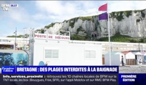 En Bretagne, des plages interdites à la baignade à cause de la présence de bactéries E.Coli
