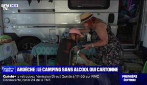 En Ardèche, ce camping est le seul en France où l'on trinque avec de l'eau et pas avec de l'alcool