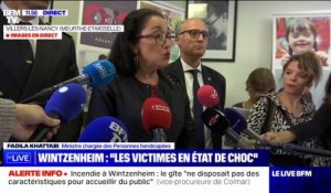 Fadila Khattabi, ministre chargée des Personnes handicapées, sur l'incendie à Wintzenheim: "Les victimes sont en état de choc"