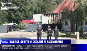 Incendie à Wintzenheim: le bâtiment n'était ni déclaré comme gîte, ni aux normes pour accueillir du public