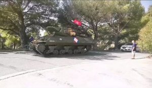 Le Tank Destroyer M10 rénové par les bénévoles de l'association "Mémoire Bormes 1944"