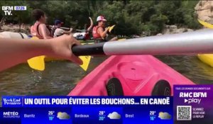 Dans les Gorges de l'Ardèche, un outil pour éviter les bouchons de canoë