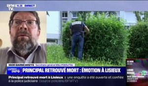 Lisieux: "C'est un drame qui n'aurait pas dû arriver" selon Igor Garncarzyk du syndicat des personnels de direction de l'Éducation nationale
