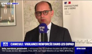 Canicule dans l'Isère: "Nous ne sommes pas sur une interdiction, mais sur une mobilisation des acteurs", affirme Laurent Simplicien, secrétaire général de la préfecture