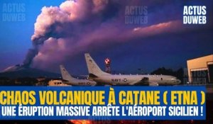 Éruption Massive Paralyse l'Aéroport Sicilien ! vols échoués, routes couvertes de cendres
