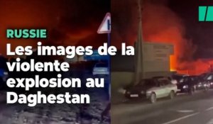 Une violente explosion dans une station-service au Daghestan fait au moins une trentaine de morts