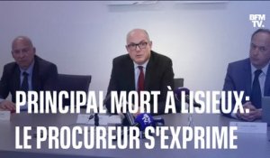 Principal mort à Lisieux: la conférence de presse du procureur de la République de Caen