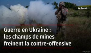 Guerre en Ukraine : les champs de mines freinent la contre-offensive