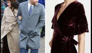Meghan portait une robe en velours de 220 £ pour son premier Noël royal – mais ne l'a pas portée dep