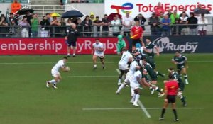 TOP 14 - Essai de Nathan DECRON (SP) - Section Paloise - Racing 92 - Saison 2023-2024