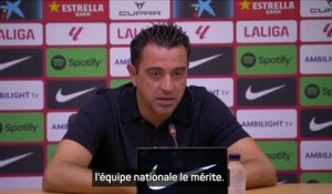 Coupe du Monde (F) - Xavi "très ému" après le sacre de l'Espagne