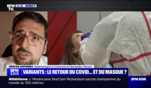 Covid: "Pour le moment, il n'y a pas de justification à porter le masque de façon systématique", estime Mircea Sofonea (épidémiologiste à l'université de Montpellier)