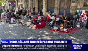 La mairie de Paris réclame une opération de mise à l'abri de familles de migrants installées devant l'hôtel de ville