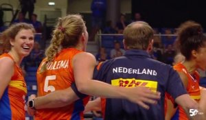 Le replay de Pays-Bas - France (set 2) - Volley - Euro (F)