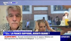 Canicule: "Toutes les activités extérieures sont décommandées" explique Pierre Liogier, maire d'Yssingeaux, en Haute-Loire