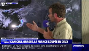 Vigilance Orages: "Les deux paramètres à surveiller sont la grêle et les violentes rafales de vent de l'ordre de 80 à 100km/h", explique Olivier Proust, prévisionniste à Météo France