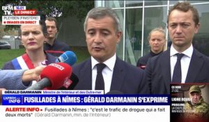 Gérald Darmanin sur les fusillades à Nîmes: "Nous avons une guerre contre la drogue qui est très difficile"