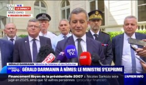 Gérald Darmanin: "J'ai mis des moyens extrêmement conséquents pour soutenir les policiers de Nîmes"