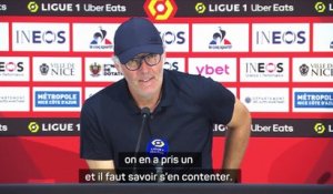 Laurent Blanc : "Un bon point pour Lyon"