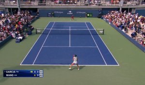Garcia - Wang - Les temps forts du match - US Open