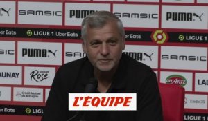 Genesio : « Je suis peiné, tout simplement » - Foot - L1 - Rennes