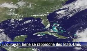 L'ouragan Irène balaye les Bahamas et menace les Etats-Unis