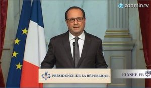 Hollande parle d'un 'acte de guerre contre la France'
