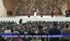 Vatican: le pape François plaide pour une "Eglise pauvre pour les pauvres"